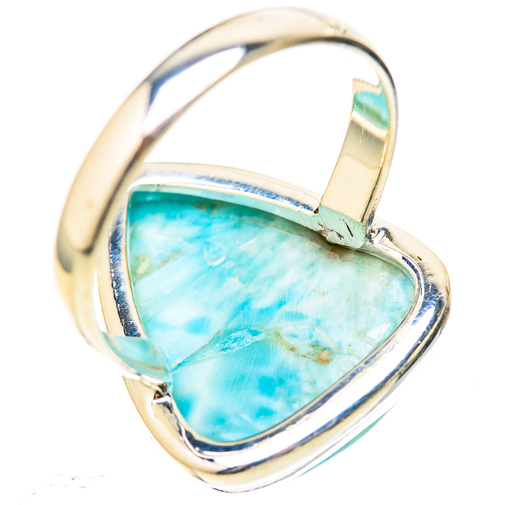 Larimar Rings handcrafted by Ana Silver Co - RING128009 - Photo 3