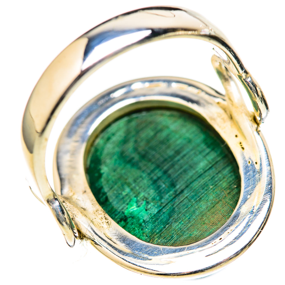 Malachite Rings handcrafted by Ana Silver Co - RING128015 - Photo 3