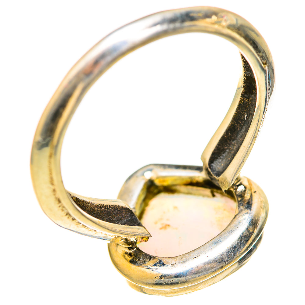 Ethiopian Opal Rings handcrafted by Ana Silver Co - RING128034 - Photo 3