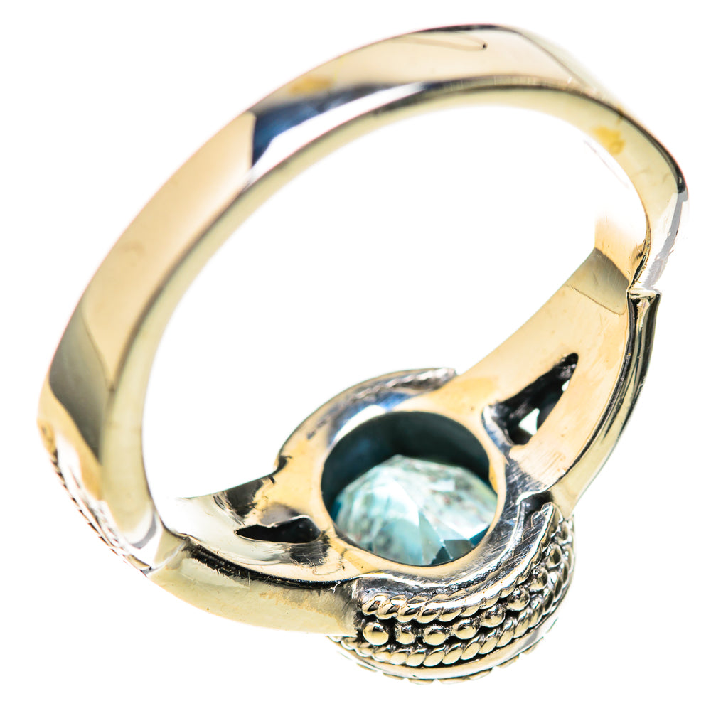 Blue Topaz Rings handcrafted by Ana Silver Co - RING128043 - Photo 3