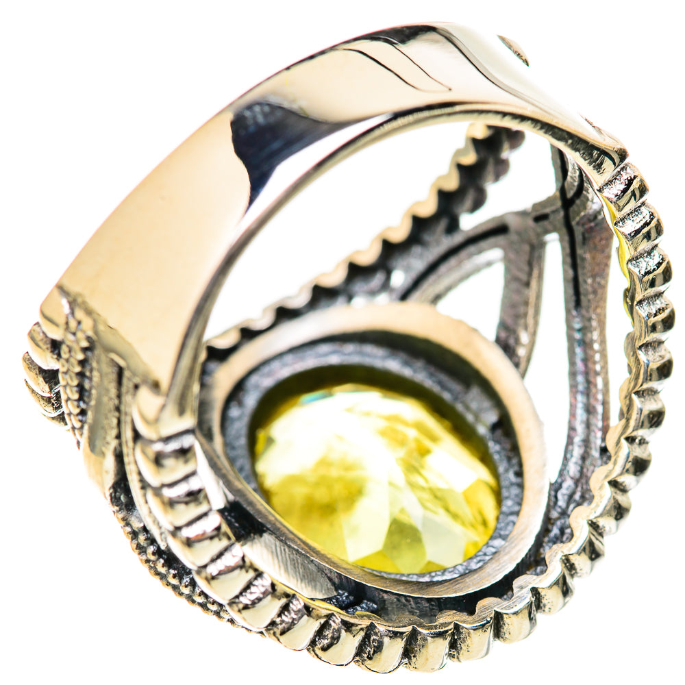 Lemon Quartz Rings handcrafted by Ana Silver Co - RING128068 - Photo 3
