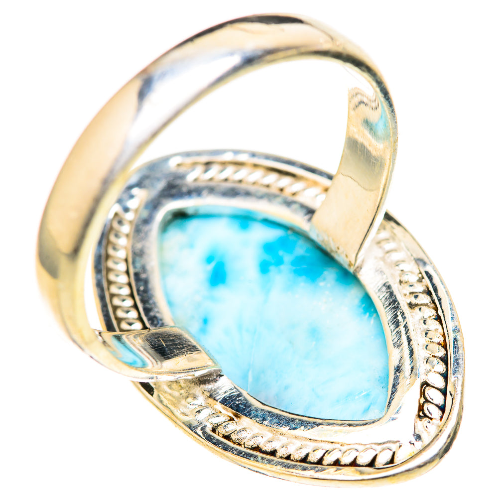 Larimar Rings handcrafted by Ana Silver Co - RING128122 - Photo 3