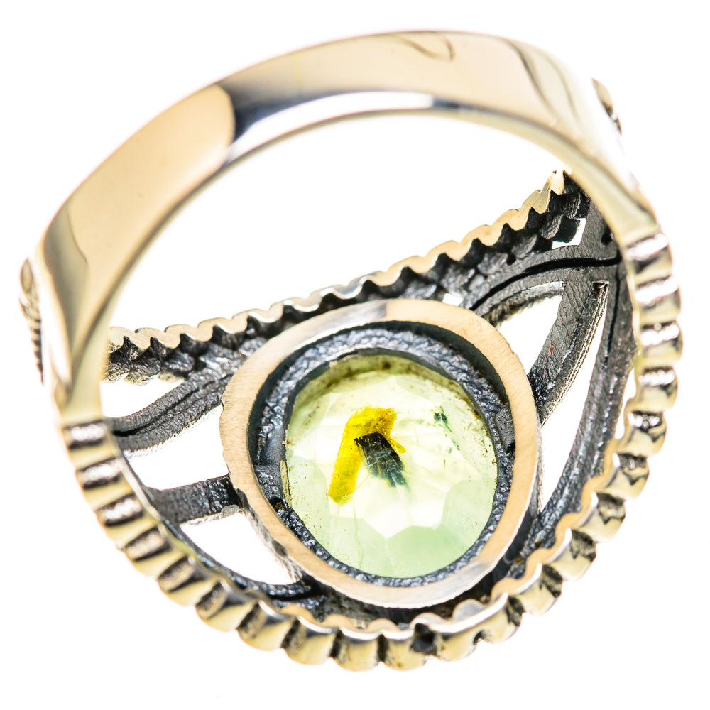 Prehnite Rings handcrafted by Ana Silver Co - RING128152 - Photo 3