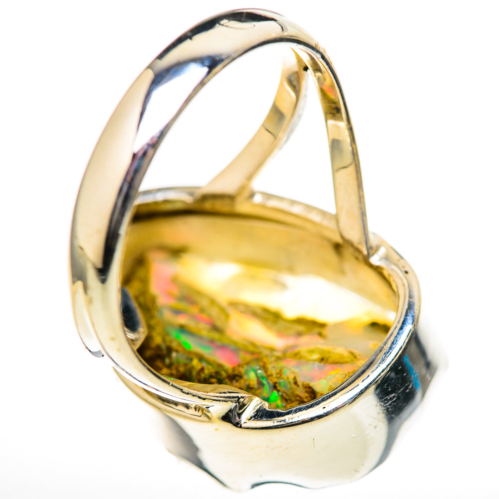 Ethiopian Opal Rings handcrafted by Ana Silver Co - RING128208 - Photo 3