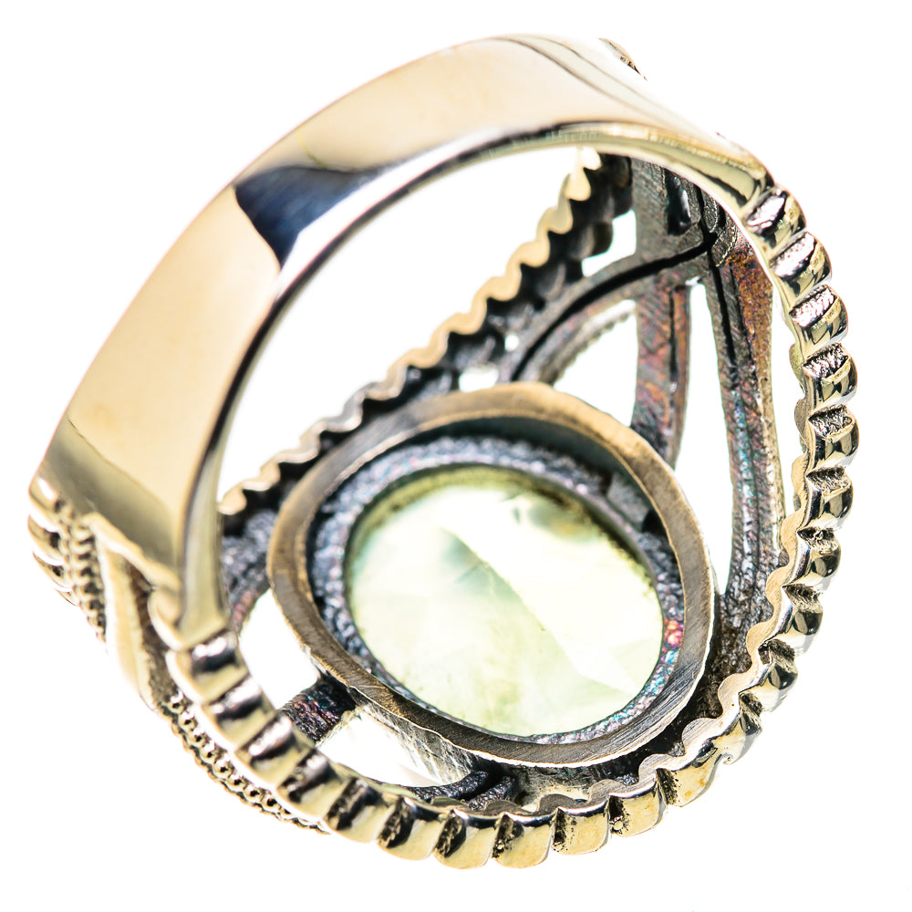 Prehnite Rings handcrafted by Ana Silver Co - RING128225 - Photo 3