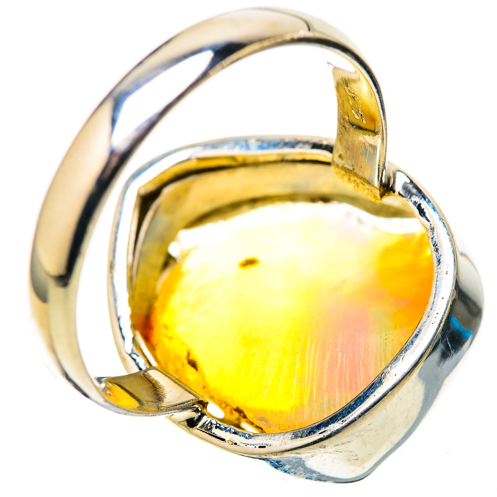 Ethiopian Opal Rings handcrafted by Ana Silver Co - RING128273 - Photo 3