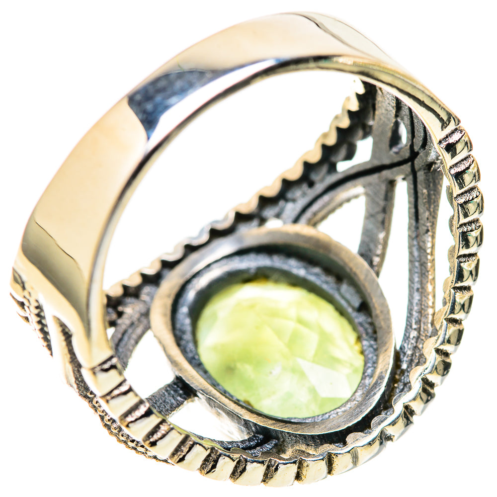 Prehnite Rings handcrafted by Ana Silver Co - RING128315 - Photo 3