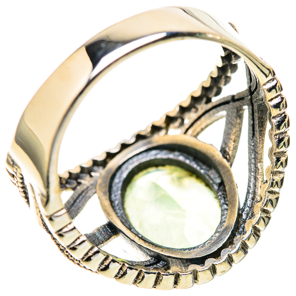 Prehnite Rings handcrafted by Ana Silver Co - RING128344 - Photo 3
