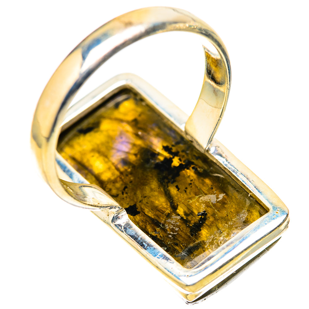 Labradorite Rings handcrafted by Ana Silver Co - RING128406 - Photo 3