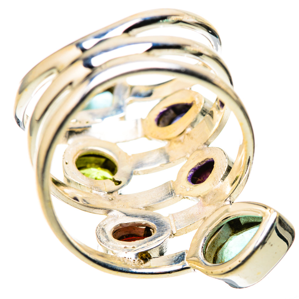 Blue Topaz Rings handcrafted by Ana Silver Co - RING128417 - Photo 3
