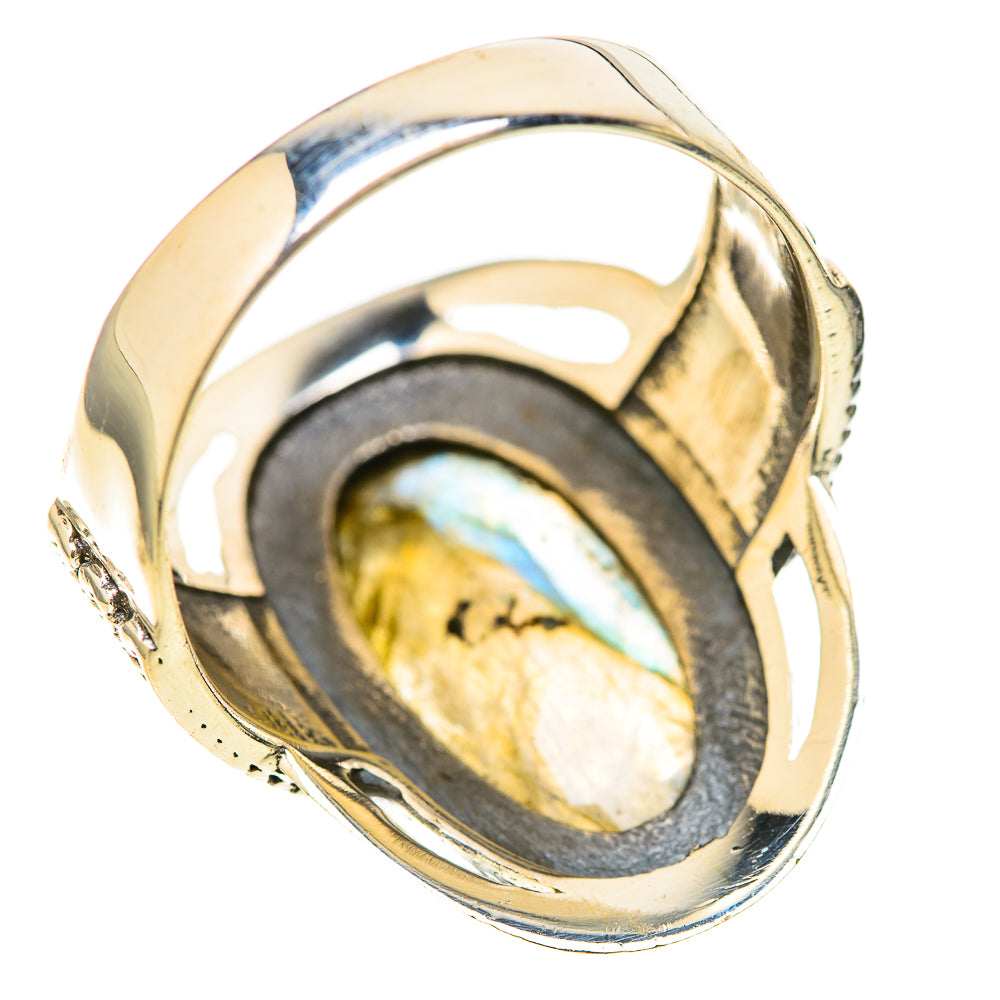 Labradorite Rings handcrafted by Ana Silver Co - RING128480 - Photo 3