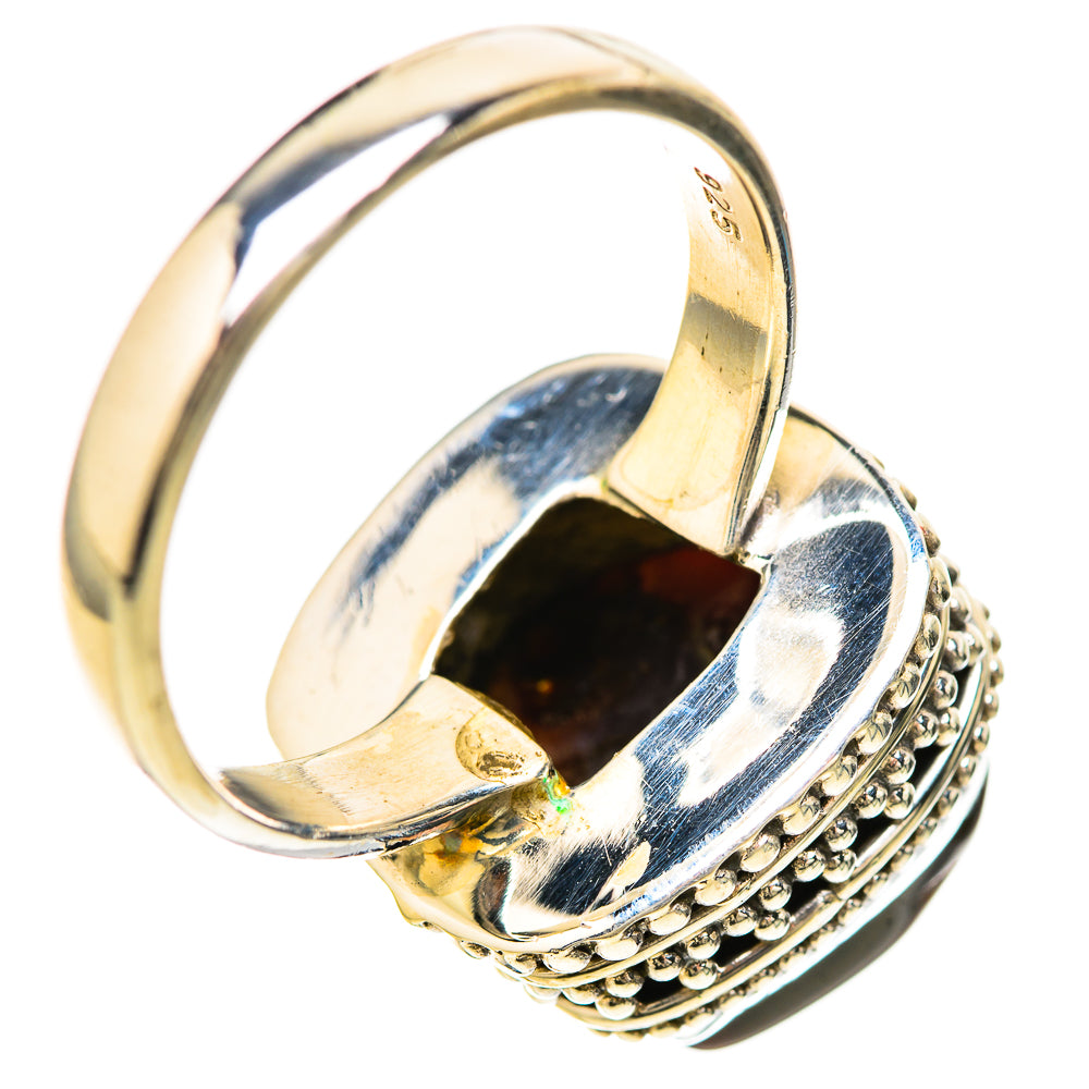 Mexican Fire Agate Rings handcrafted by Ana Silver Co - RING128488 - Photo 3