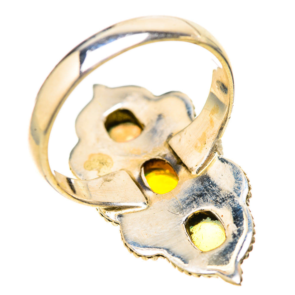 Ethiopian Opal Rings handcrafted by Ana Silver Co - RING128497 - Photo 3