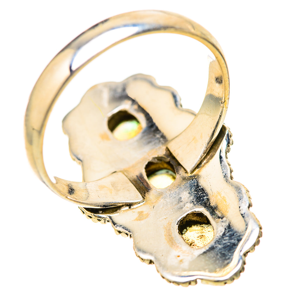 Ethiopian Opal Rings handcrafted by Ana Silver Co - RING128524 - Photo 3