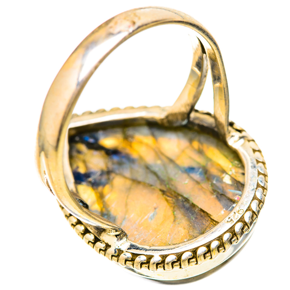 Labradorite Rings handcrafted by Ana Silver Co - RING128575 - Photo 3