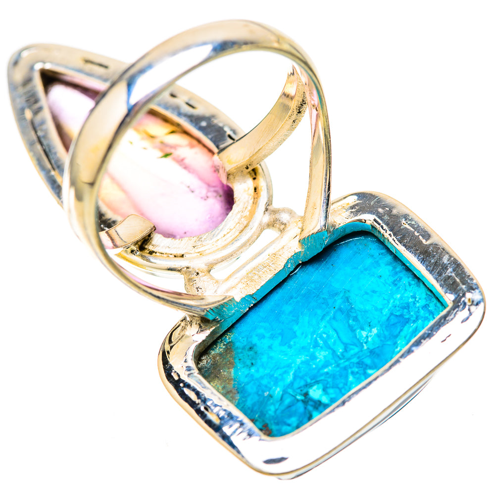 Chrysocolla Rings handcrafted by Ana Silver Co - RING128602 - Photo 3