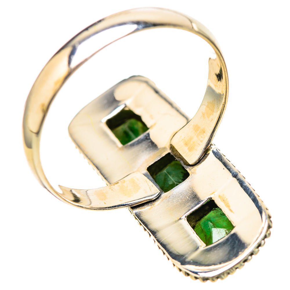 Zambian Emerald Rings handcrafted by Ana Silver Co - RING128961 - Photo 3