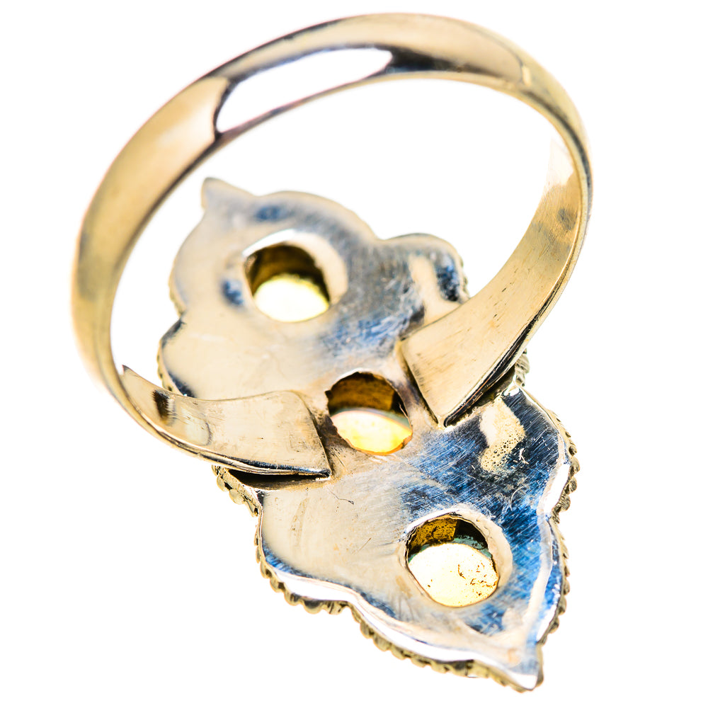 Ethiopian Opal Rings handcrafted by Ana Silver Co - RING128998 - Photo 3