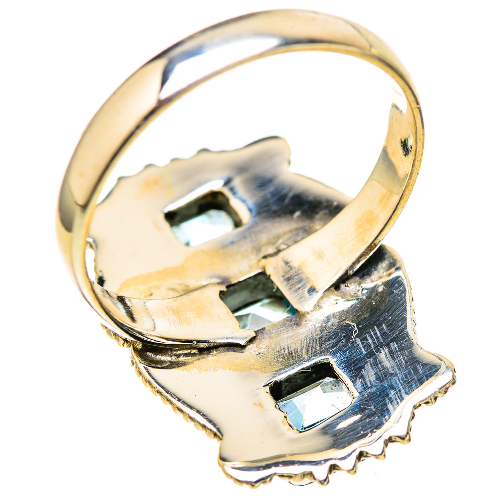 Blue Topaz Rings handcrafted by Ana Silver Co - RING129005 - Photo 3