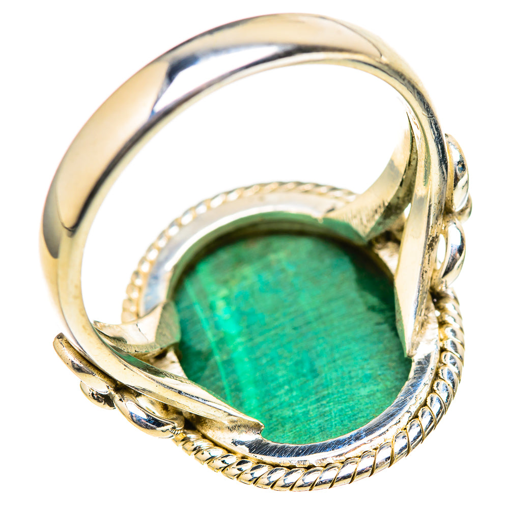 Malachite Rings handcrafted by Ana Silver Co - RING129007 - Photo 3