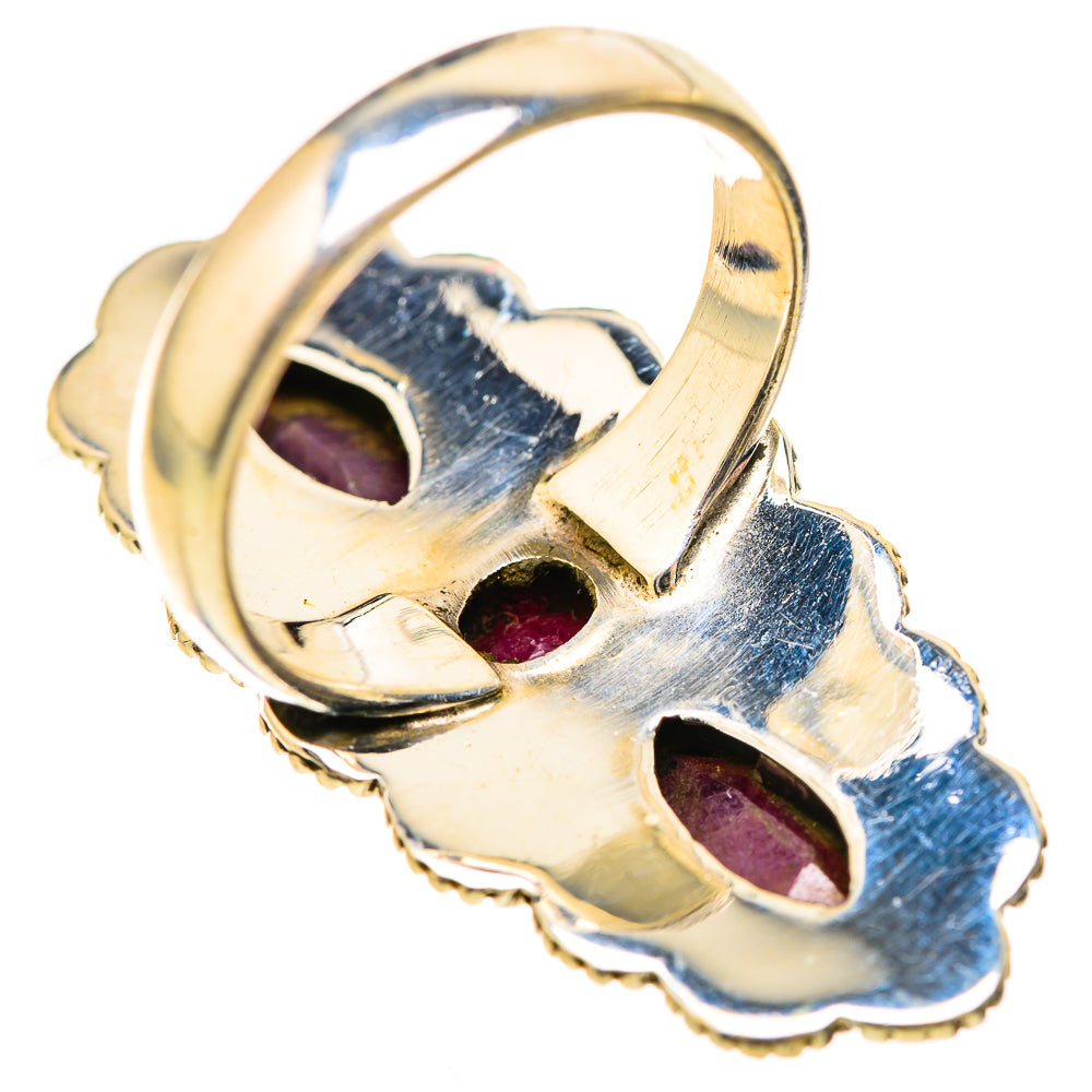 Red Sillimanite Rings handcrafted by Ana Silver Co - RING129092 - Photo 3