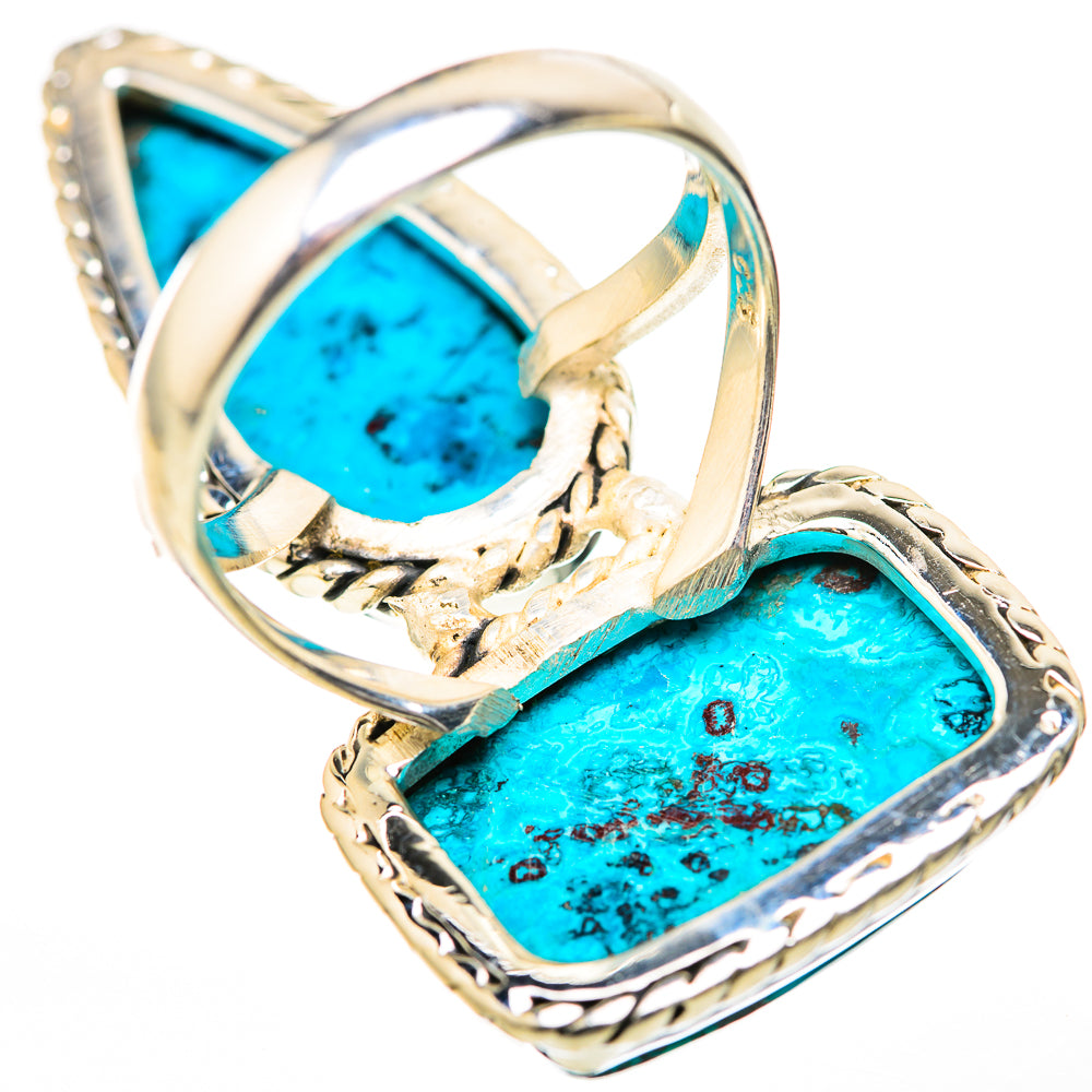 Shattuckite Rings handcrafted by Ana Silver Co - RING129127 - Photo 3