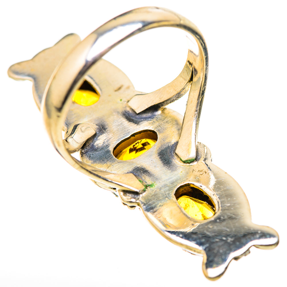Citrine Rings handcrafted by Ana Silver Co - RING129142 - Photo 3