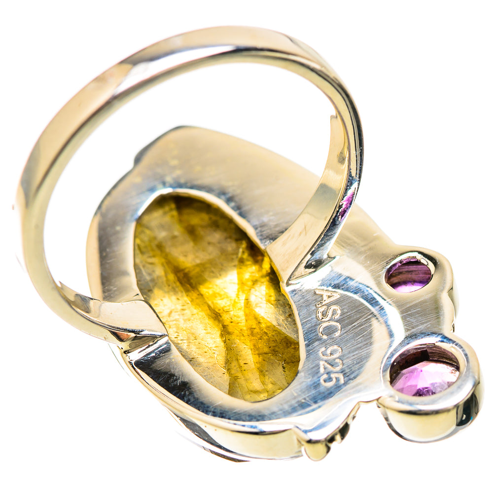 Labradorite Rings handcrafted by Ana Silver Co - RING129198 - Photo 3