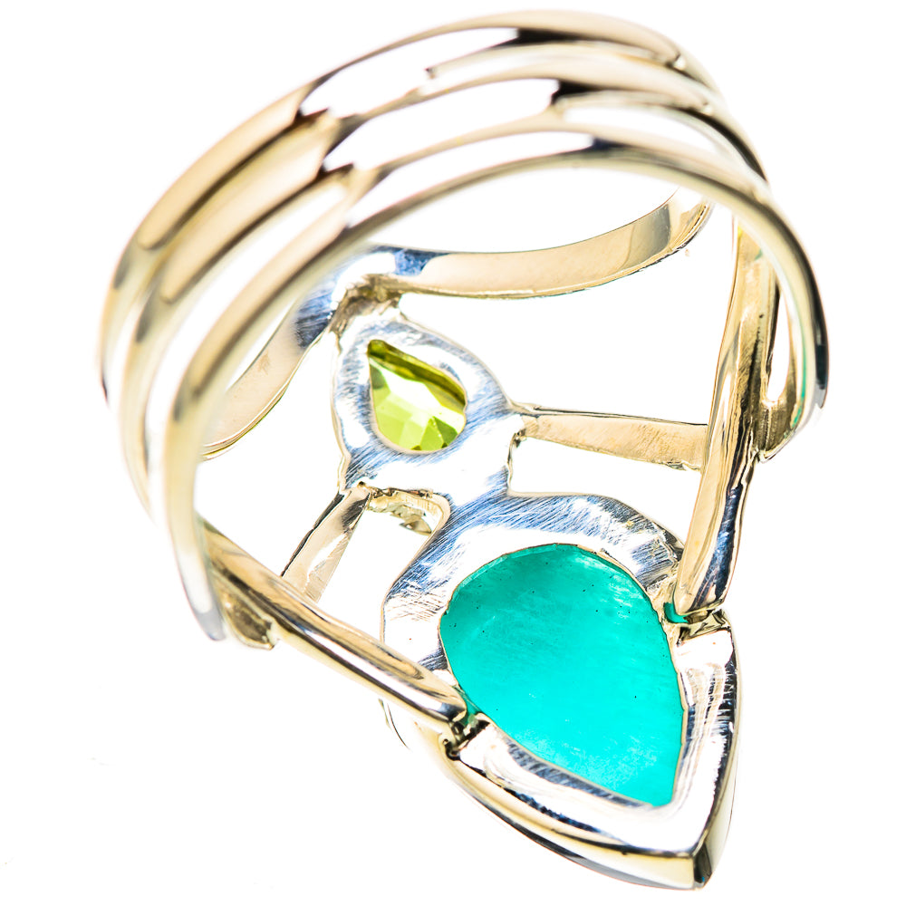Amazonite Rings handcrafted by Ana Silver Co - RING129202 - Photo 3