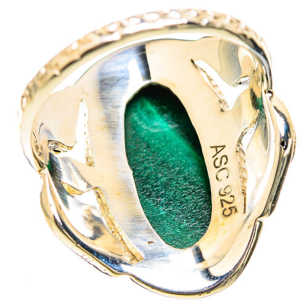 Malachite Rings handcrafted by Ana Silver Co - RING129218 - Photo 3
