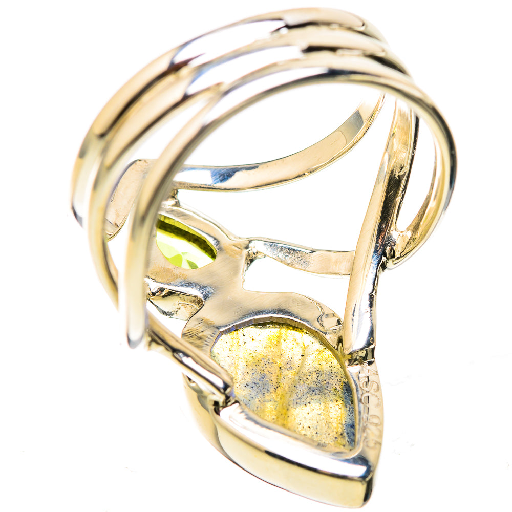 Labradorite Rings handcrafted by Ana Silver Co - RING129241 - Photo 3