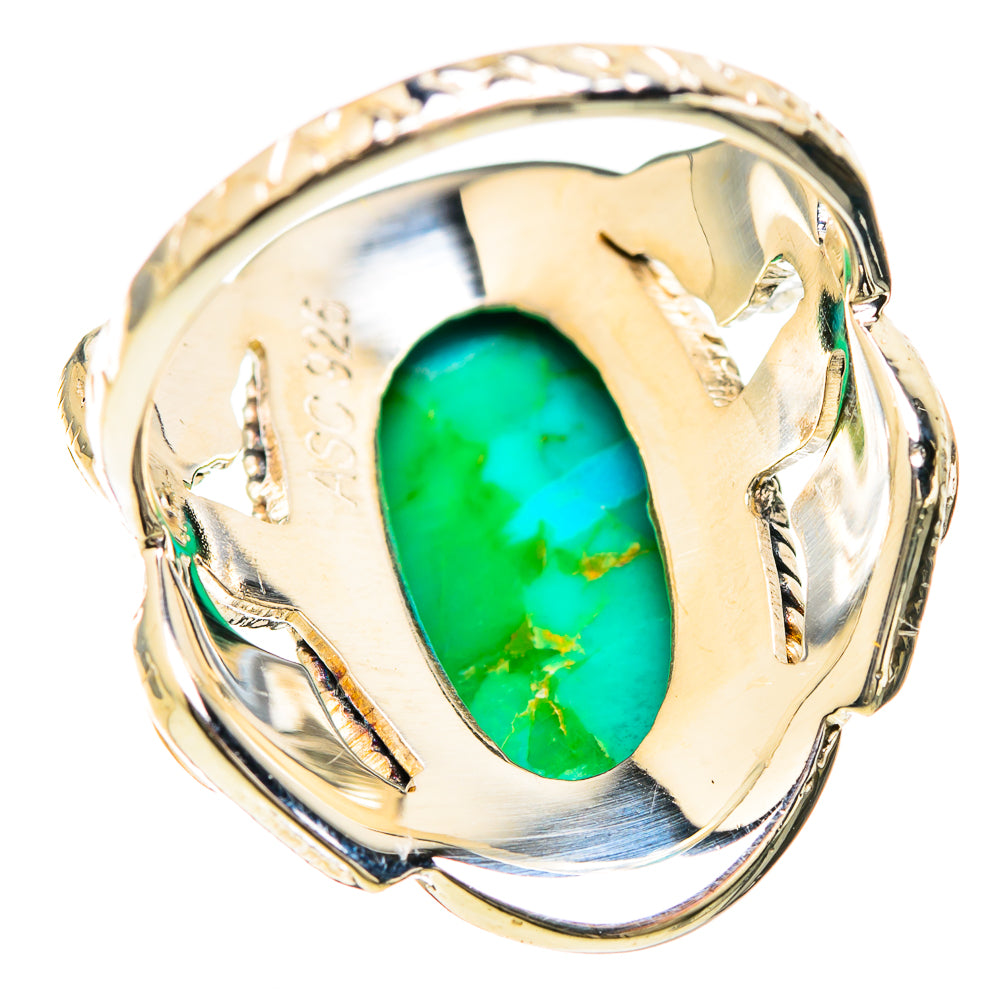 Chrysocolla Rings handcrafted by Ana Silver Co - RING129242 - Photo 3