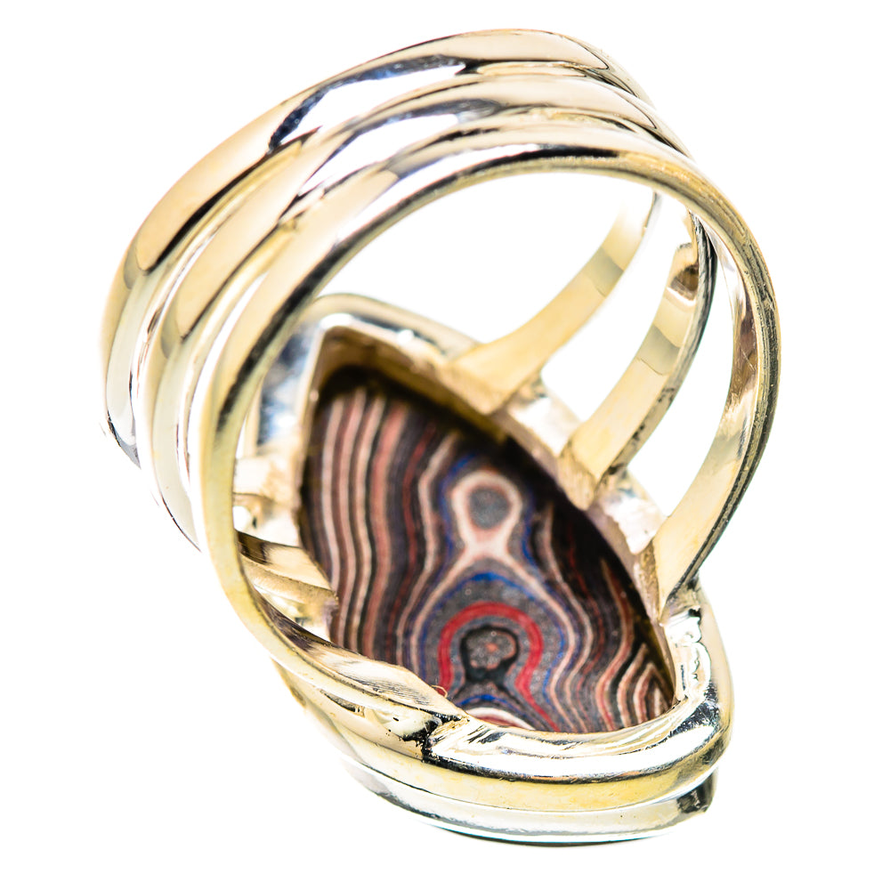 Fordite Rings handcrafted by Ana Silver Co - RING129317 - Photo 3