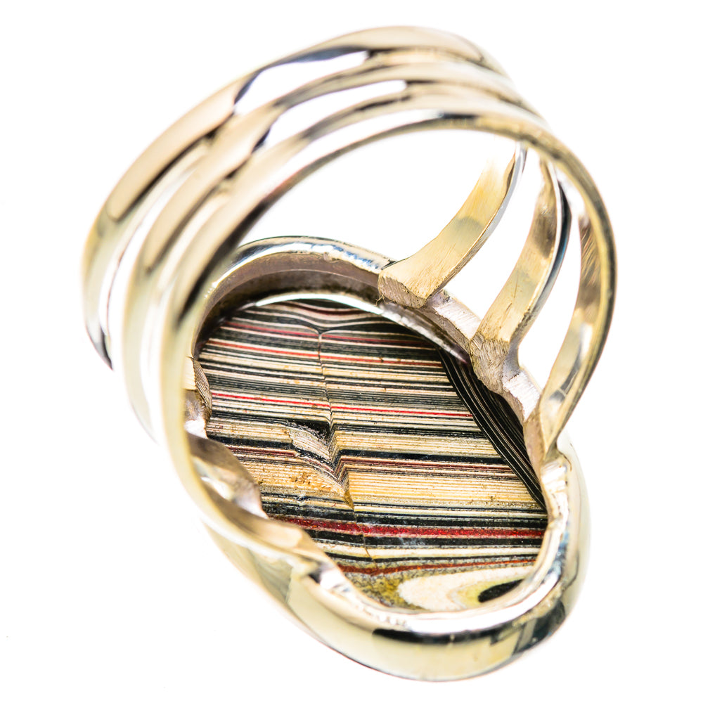 Fordite Rings handcrafted by Ana Silver Co - RING129334 - Photo 3