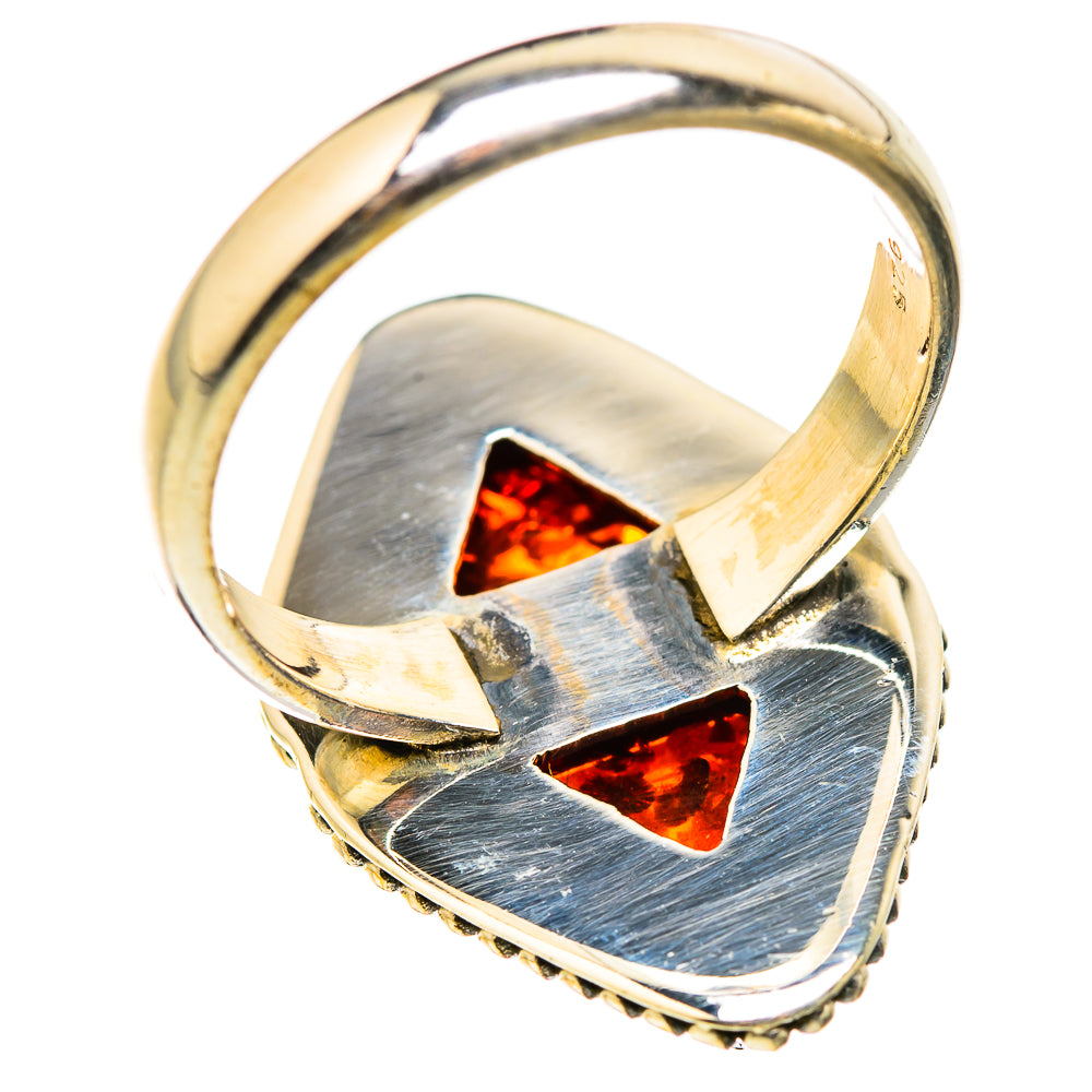 Baltic Amber Rings handcrafted by Ana Silver Co - RING129353 - Photo 3