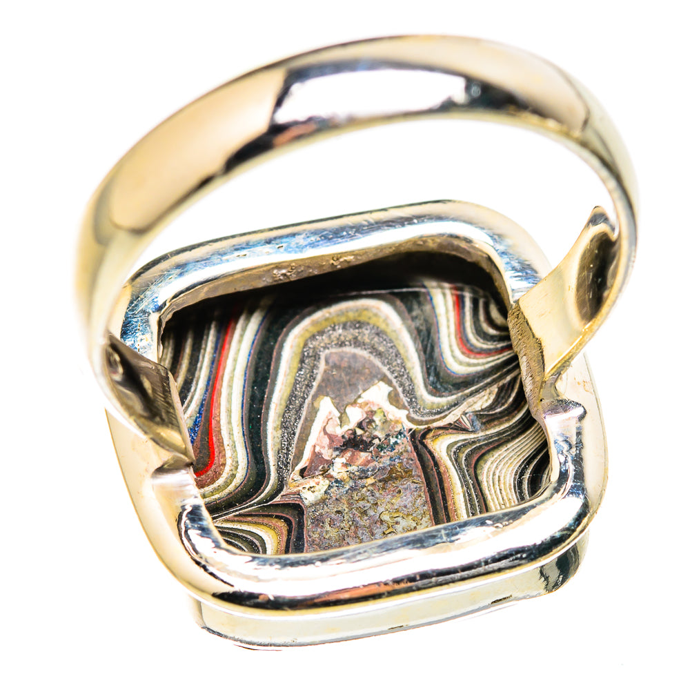Fordite Rings handcrafted by Ana Silver Co - RING129367 - Photo 3
