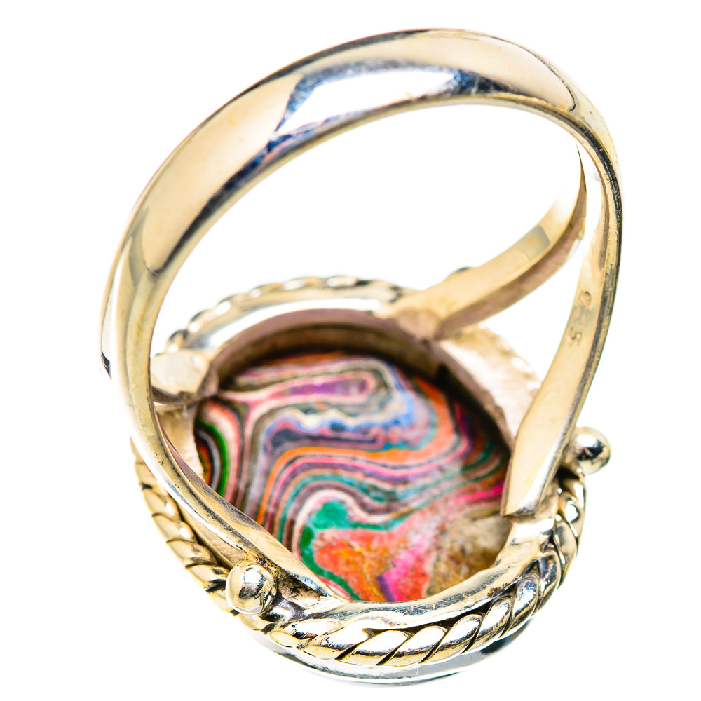Fordite Rings handcrafted by Ana Silver Co - RING129380 - Photo 3