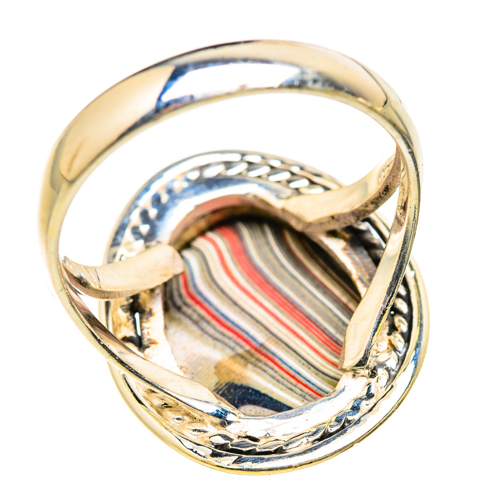 Fordite Rings handcrafted by Ana Silver Co - RING129382 - Photo 3