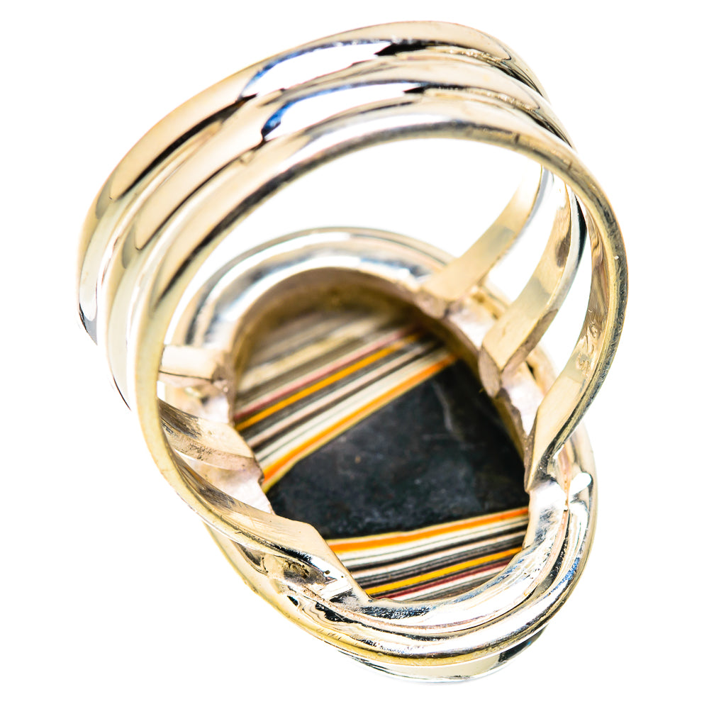 Fordite Rings handcrafted by Ana Silver Co - RING129385 - Photo 3