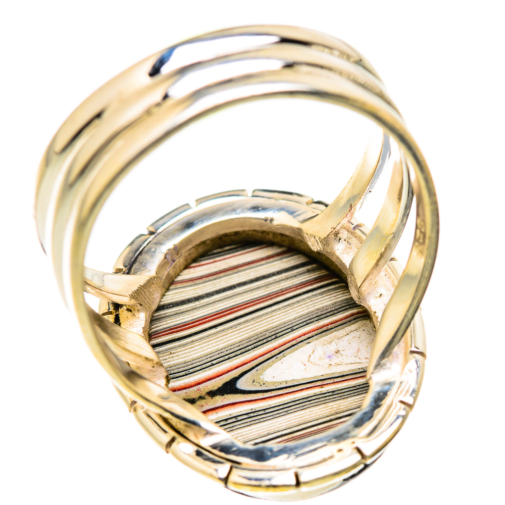 Fordite Rings handcrafted by Ana Silver Co - RING129400 - Photo 3