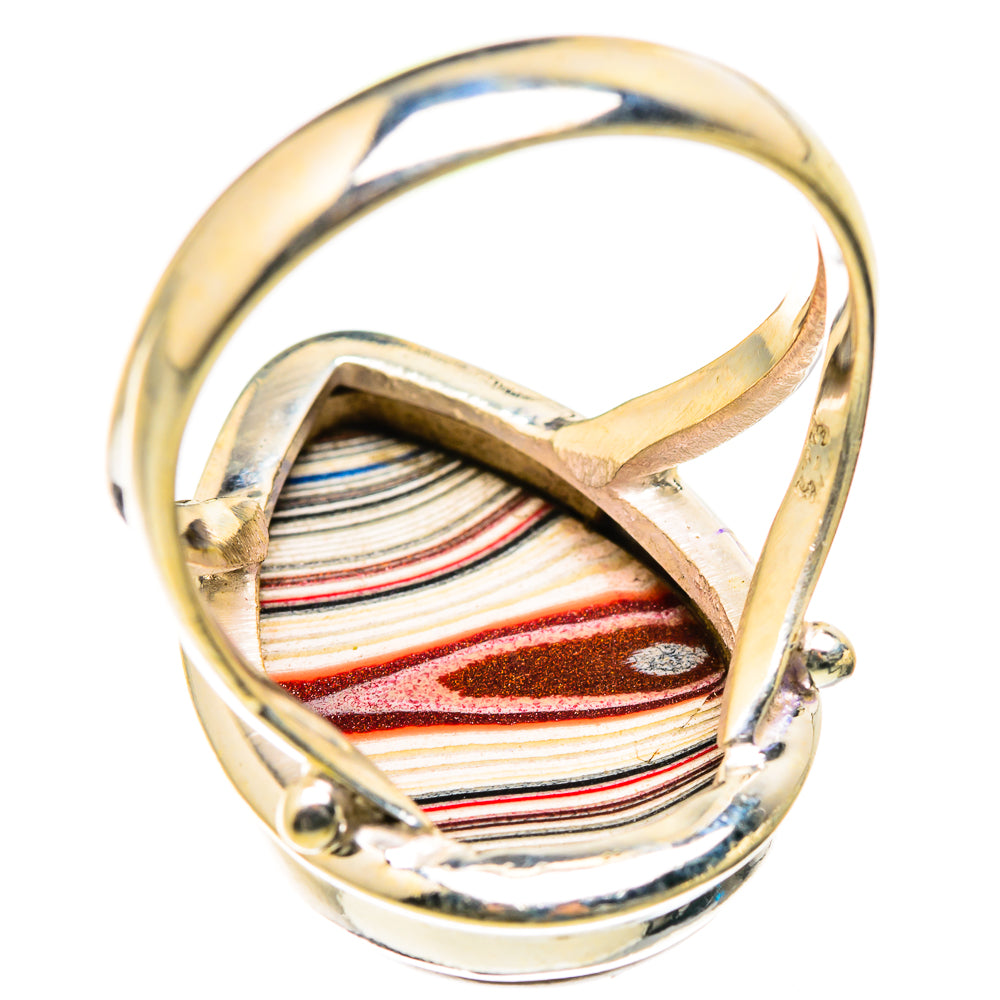 Fordite Rings handcrafted by Ana Silver Co - RING129404 - Photo 3