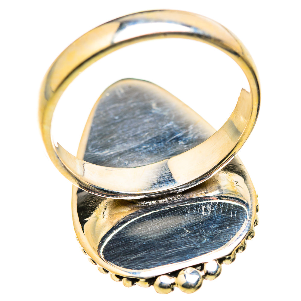 Rainbow Moonstone Rings handcrafted by Ana Silver Co - RING129433 - Photo 3