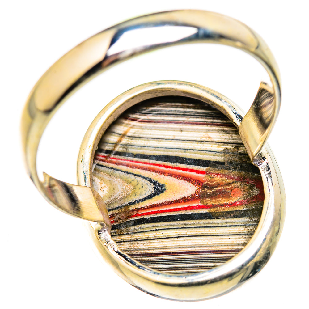 Fordite Rings handcrafted by Ana Silver Co - RING129437 - Photo 3