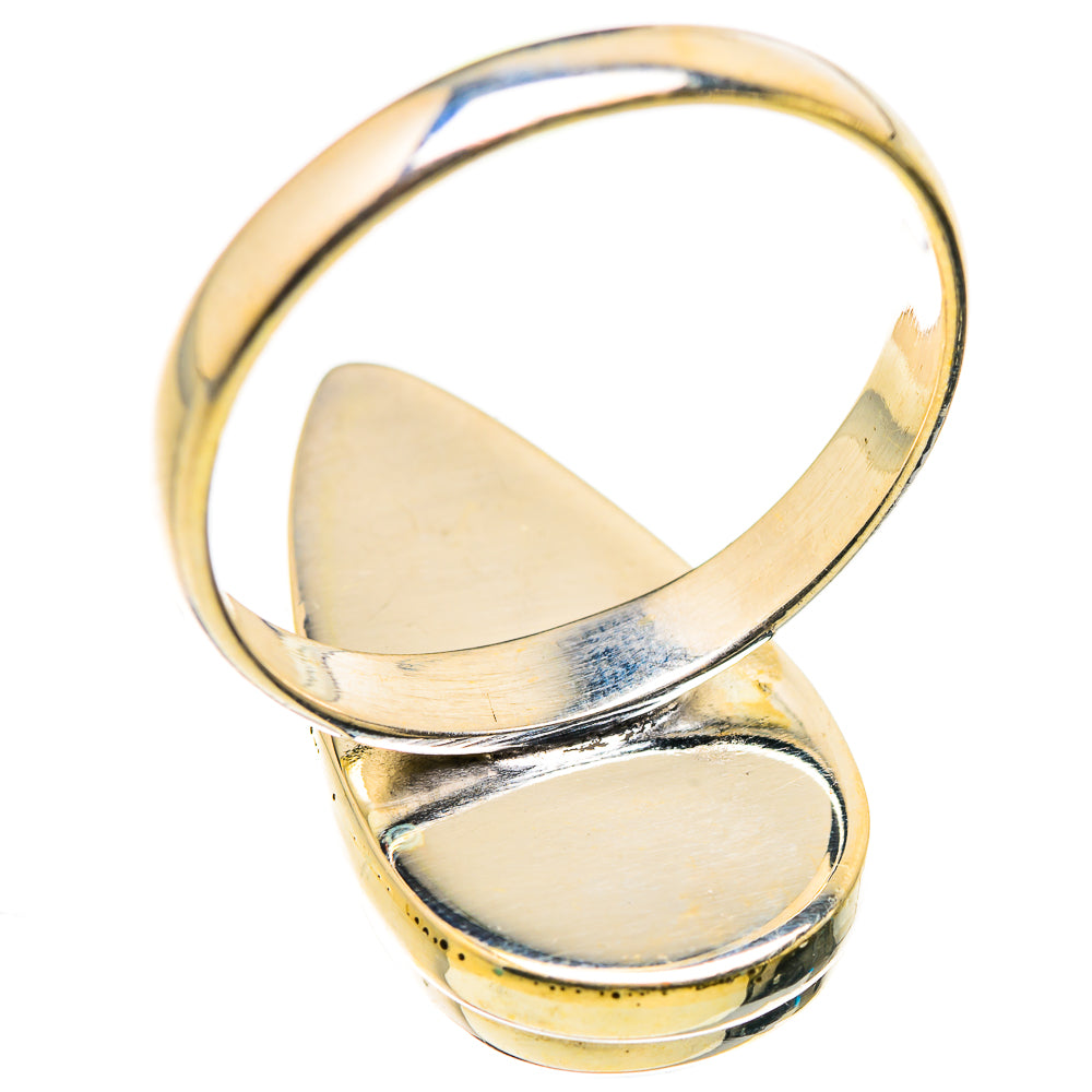 Green Moonstone Rings handcrafted by Ana Silver Co - RING129450 - Photo 3