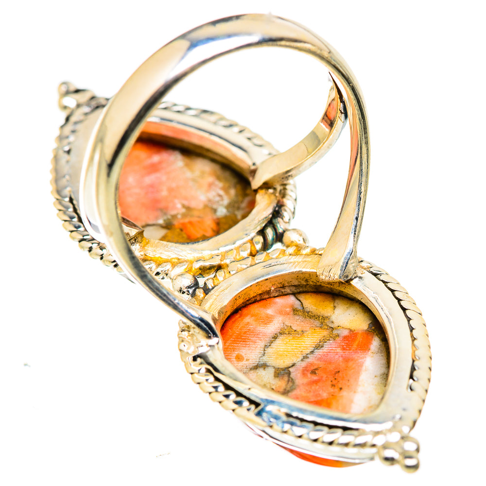 Blue Copper Composite Turquoise Rings handcrafted by Ana Silver Co - RING129457 - Photo 3