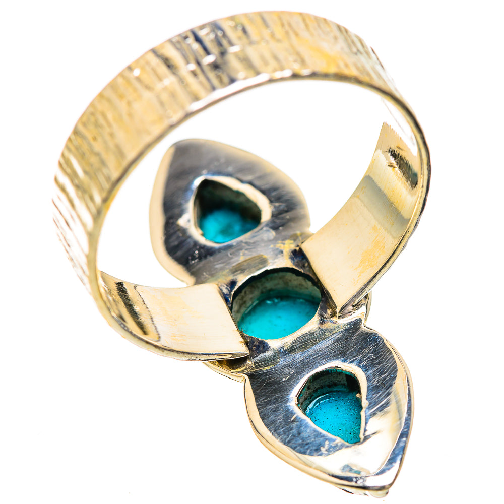 Sleeping Beauty Turquoise Rings handcrafted by Ana Silver Co - RING129539 - Photo 3