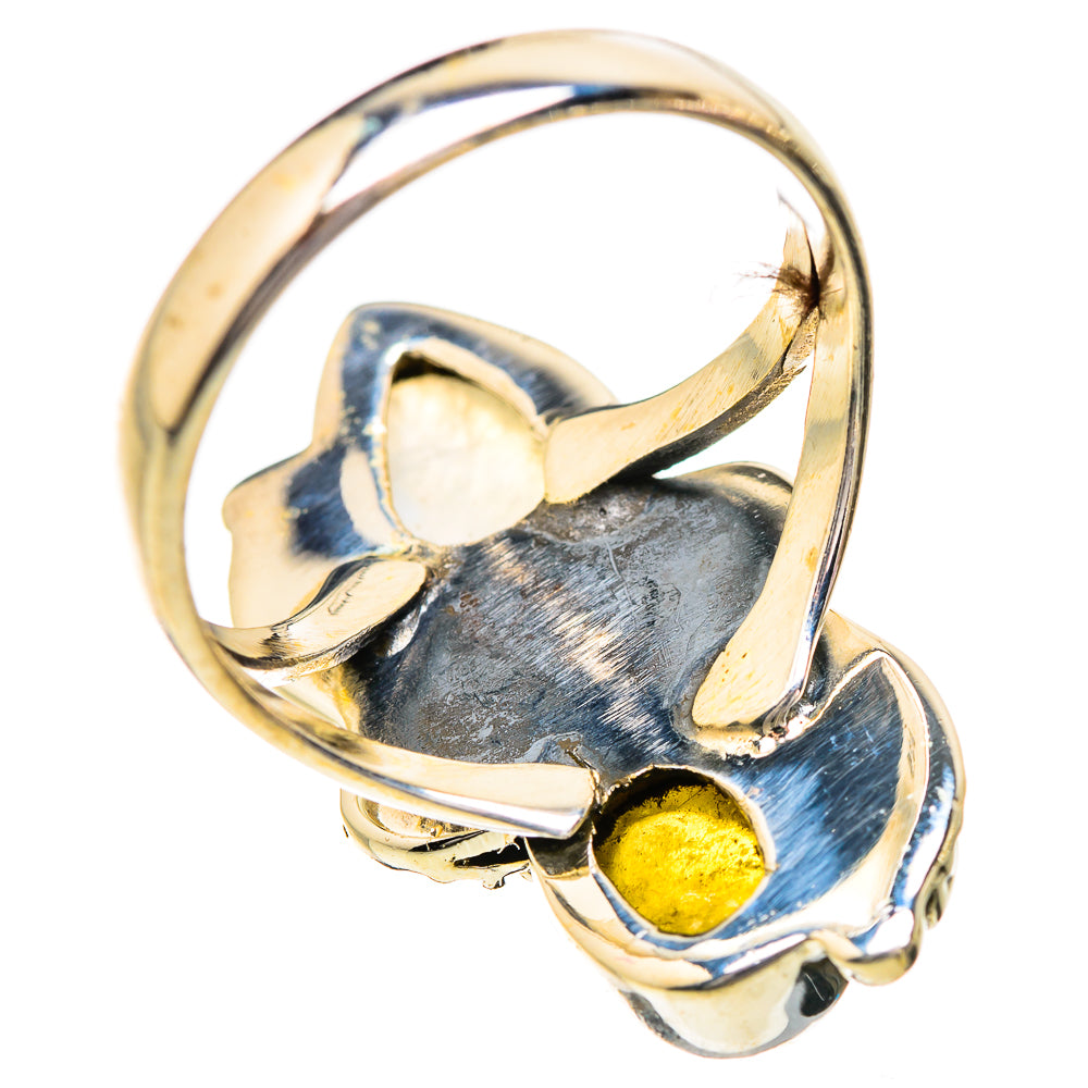 Rainbow Moonstone Rings handcrafted by Ana Silver Co - RING129566 - Photo 3