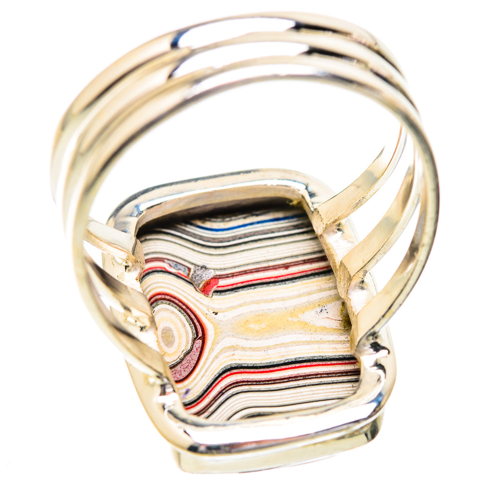 Fordite Rings handcrafted by Ana Silver Co - RING129571 - Photo 3