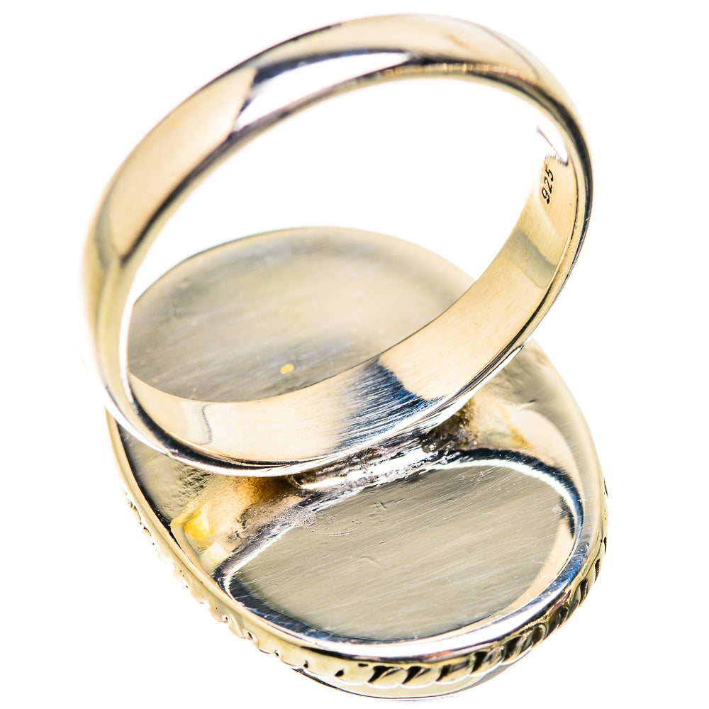 Rainbow Moonstone Rings handcrafted by Ana Silver Co - RING129630 - Photo 3