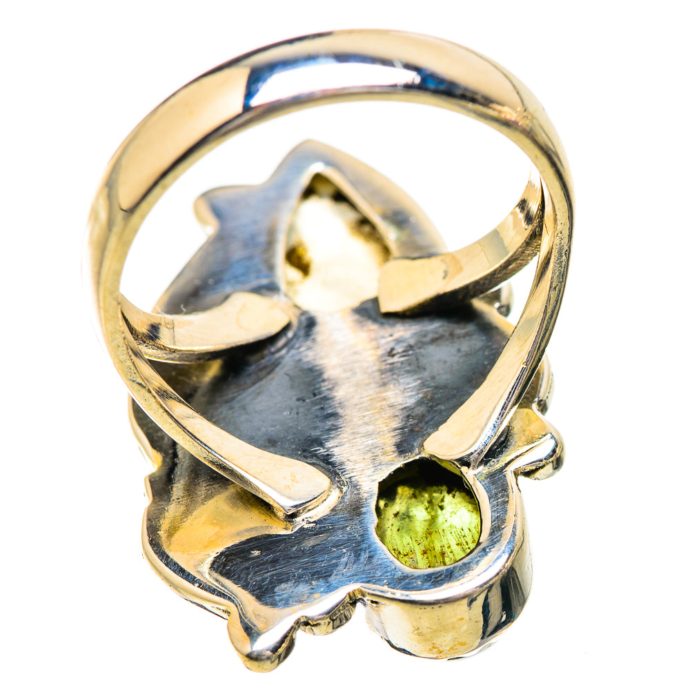 Rainbow Moonstone Rings handcrafted by Ana Silver Co - RING129636 - Photo 3